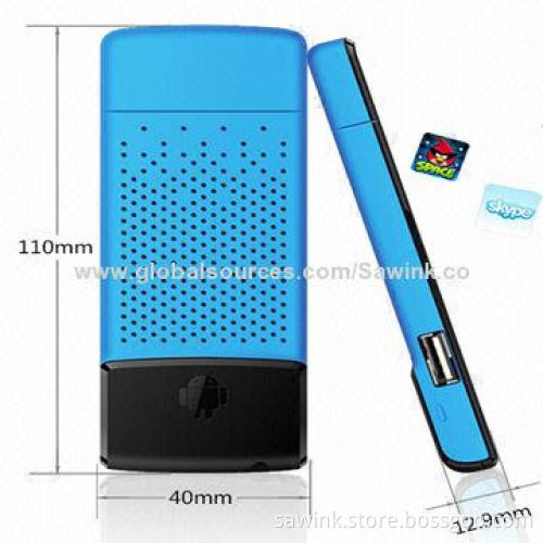 Smart TV Dongle, Rockchip 3066, Cortex A9, Dual-core, 1.6GHz Processor, HDMI, DDR3 RAM, 1GB